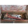 Image 2 : Steel Toolbox w/ Wrenches 6x6x19H"