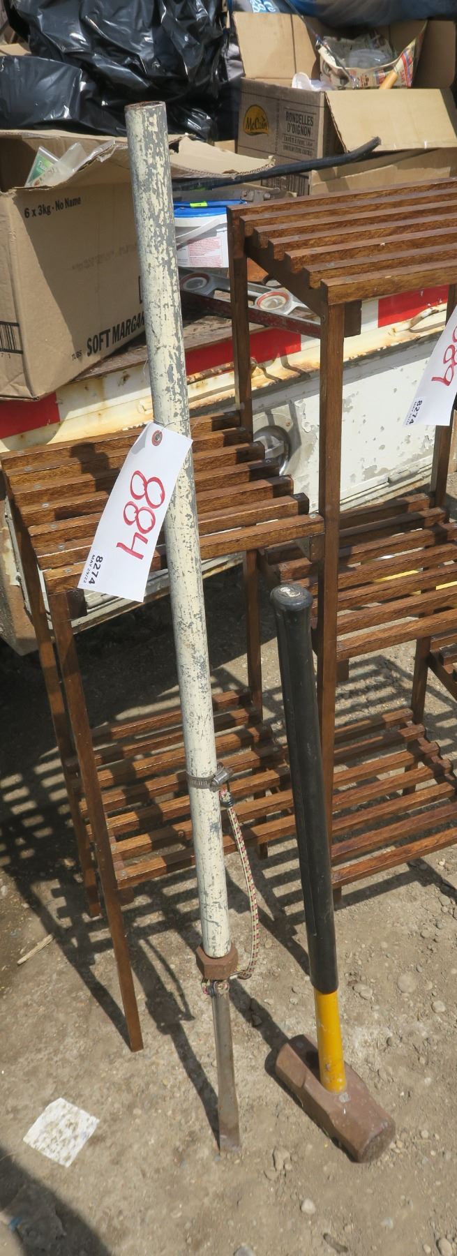 Homemade Sledge Homemade Chipper & Sledge Hammer - Schmalz Auctions