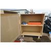 Image 2 : Cabinet w/ Gun Cleaning Kits (2) & Knife Sharpening Kit - 13x24x28H"