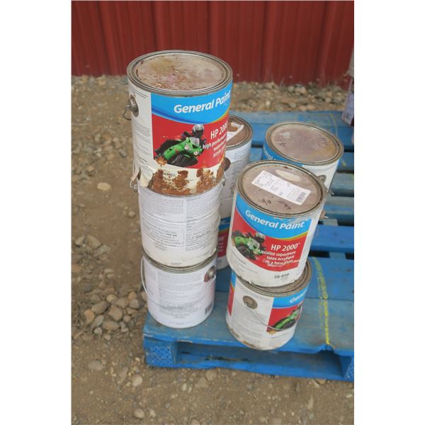 9 Gal. Tinted Paint Unused, Just Needs Shaken Schmalz Auctions