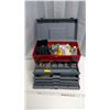 Image 3 : Red & Grey plano fishing box + tackle contents