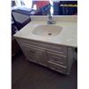 Image 1 : Bathroom Vanity + Sink + Top Approx. 36x22x32"