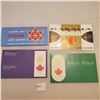 Image 1 : Lot of 4 New Stamps Souvenir Canada cards 1967 1968 1969 1970