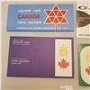 Image 2 : Lot of 4 New Stamps Souvenir Canada cards 1967 1968 1969 1970