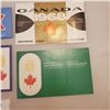 Image 3 : Lot of 4 New Stamps Souvenir Canada cards 1967 1968 1969 1970