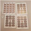 Image 1 : New Stamps 4 Sheets Imperial Penny Postage, Toronto Agricultural Winter Fair 62 x .45 =$27.90 Stamp 