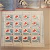 Image 2 : New Stamps 3 books 1 sheet, Fishing Flies, Canada 2000 $23.56 Stamp value