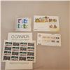 Image 1 : new stamps Grey Cup, difference makers, Franklin, plus O' Canada Sheet Includes 16 Permanent Stamps 