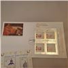 Image 2 : Art Canada New stamps (48x.90=43.20 Stamp value) and Day of Issue cancelled card, plus France chefs 