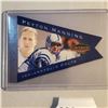 Image 1 : Peyton Manning Rookie die cut 1998 Playoff Contenders - Pennants - Blue #42 - Peyton Manning RC HOF