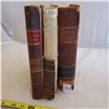 Image 1 : (3) Antique vintage law books 1889-1903 some damage Wendalls report, Nova Scotia digest, poor condit