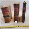 Image 1 : (3) Antique vintage law books 1825-1917 poor condition