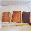 Image 3 : (3) Antique vintage law books 1825-1917 poor condition