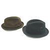Image 1 : (2) Fedora style hats vintage hats sz 7.5 , Royal Biltmore Rideau Fur Felt fedora Skylark