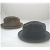 Image 6 : (2) Fedora style hats vintage hats sz 7.5 , Royal Biltmore Rideau Fur Felt fedora Skylark