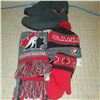 Lot of Team Canada outerdoor wear,  Over shoes canada toque scarf legion mitts NOS