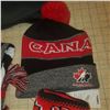 Image 4 : Lot of Team Canada outerdoor wear,  Over shoes canada toque scarf legion mitts NOS