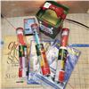 Image 1 : Lot of Christmas collectibles, Scentsy warmer, NOS Pez, Choir book, Wooden patterns