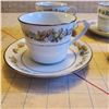 Image 2 : 3 Noritake Diane Nitto Wear cup and saucer, Winterling Bavaria Demi cup black and orange