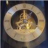 Image 3 : Bulova Black wall hung clock classic design battery operated app 25x9"