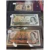 Image 2 : Lot of 6 Canadian bills - 1923 25¢ shinplaster, 1973 $1.00, 1954 $2.00, 1986 $5.00, 1971 $10.00, 195
