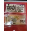Image 3 : Lot of 5 Canadian $100.00 bills - 1937, 1954, 1975, 1988, 2004