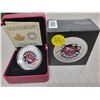 Image 1 : 2020 $25.00 fine silver coin - Toronto Raptors 25th Season