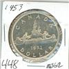 Image 1 : 1953 Canada $1.00 silver dollar