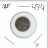 Image 1 : 1881 Canada small 5¢ coin
