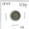 Image 1 : 1892 Canada small 5¢ coin