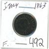 Image 1 : 1863 Italy 50 centesimi
