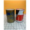 Image 2 : LOT OF 2 FULL 1 LITRE OIL CANS SHELL AND ESSO