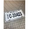 Image 1 : BELIZE FOREIGN LICENCE PLATE