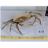 Image 1 : Rare, brass crab trinket holder.