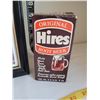Image 3 : Framed vintage Hires RootBeer 8X10 sign & concentrated rootbeer mix.