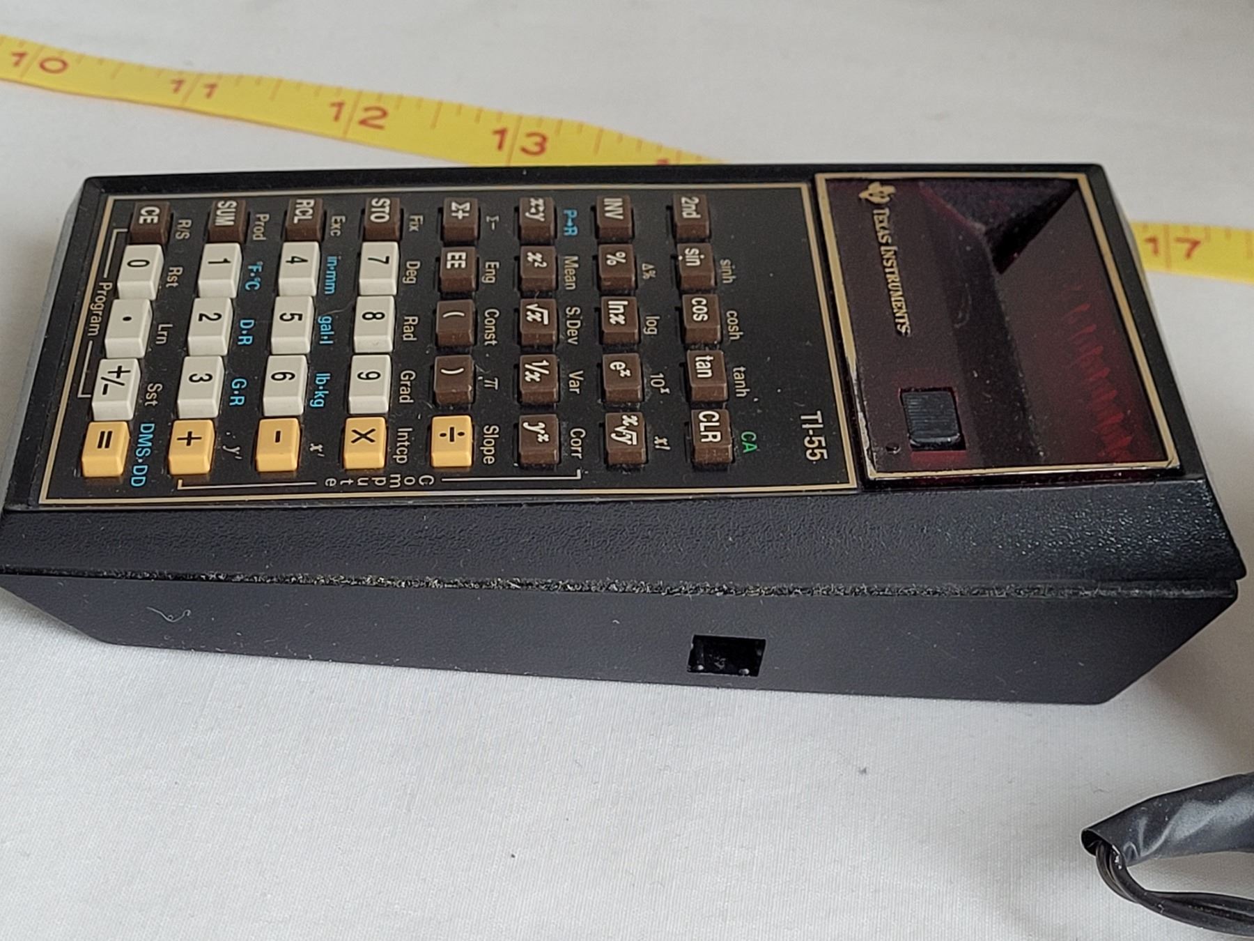 Vintage Texas Instruments Scientific Calculator. Working.