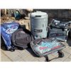 Image 1 : Lot of coolers/ warmers, back pack and carry style. Galvanized Goit water/ drink cooler.