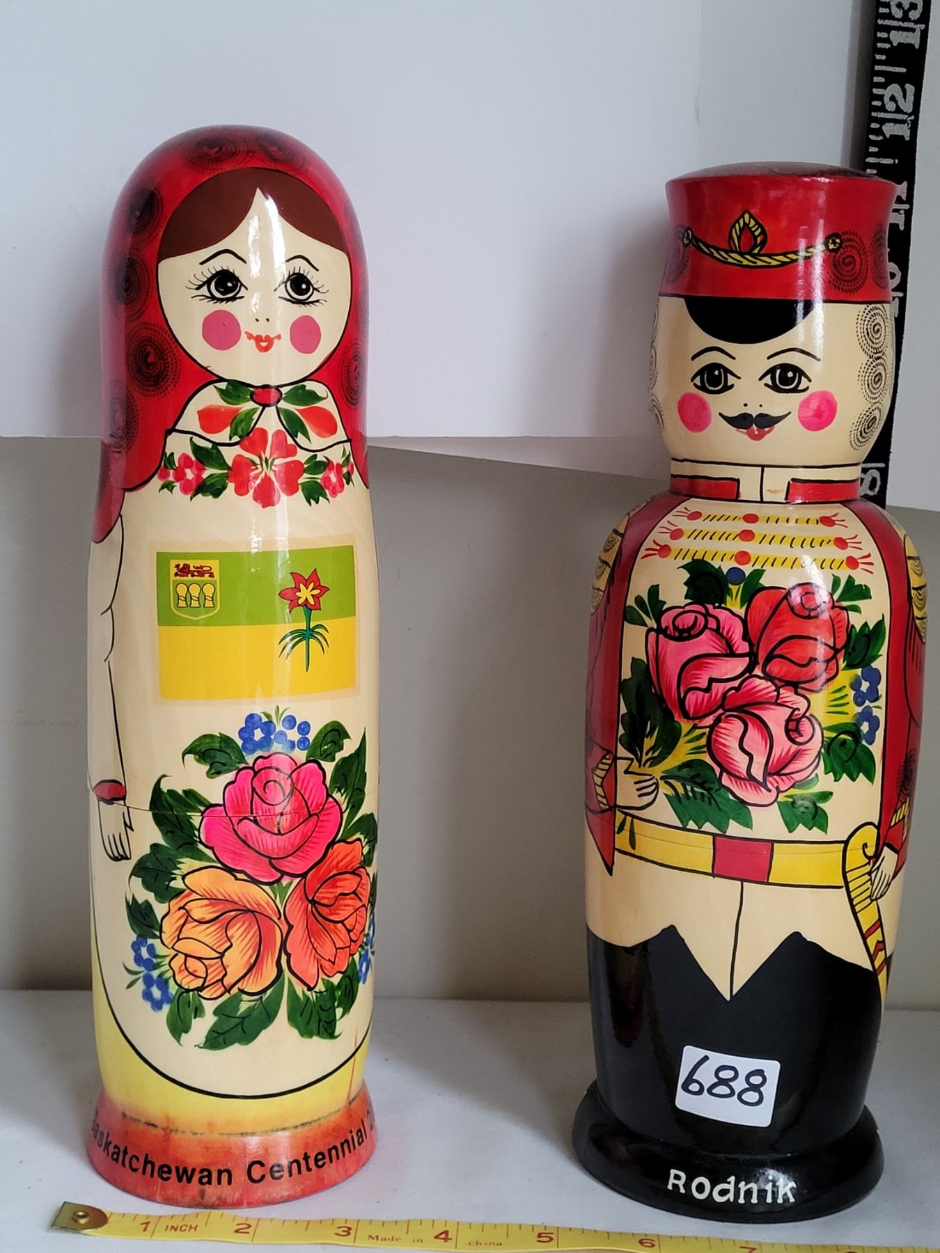 Matreshka Containers Russian made Matryoshka doll vodka bottle containers. - Schmalz Auctions