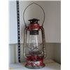 Image 1 : Vintage Beacon Barn Lantern. Glass chimney made in Canada.