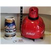 Image 1 : Budweiser millennium beer stein, keychain & hockey helmet.