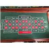 Image 3 : Complete wood Casino table. Reverse top, Black Jack, Roulette, cards & chips