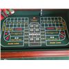 Image 5 : Complete wood Casino table. Reverse top, Black Jack, Roulette, cards & chips
