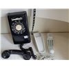 Image 1 : Rotary dial wall phone, made in Canada. General Electric touch tone phone.