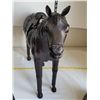 Image 3 : Large leather wrapped horse, 19” tall at head, 21” wide at nose.