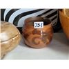 Image 5 : Various kitchen items. Potato covered bowl, tray, wood bowls, clay pot etc.