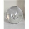 Image 2 : Bubbled crystal ball & love birds glass ornament.