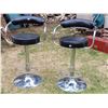 Image 1 : 2 adjustable bar stools, one slightly damaged.