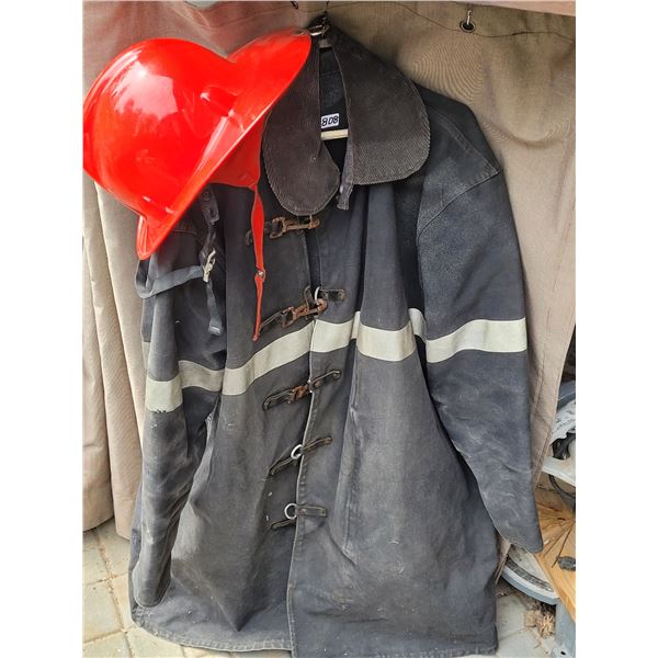 Chieftain Safety Supply Fire coat & Chieftain helmet.