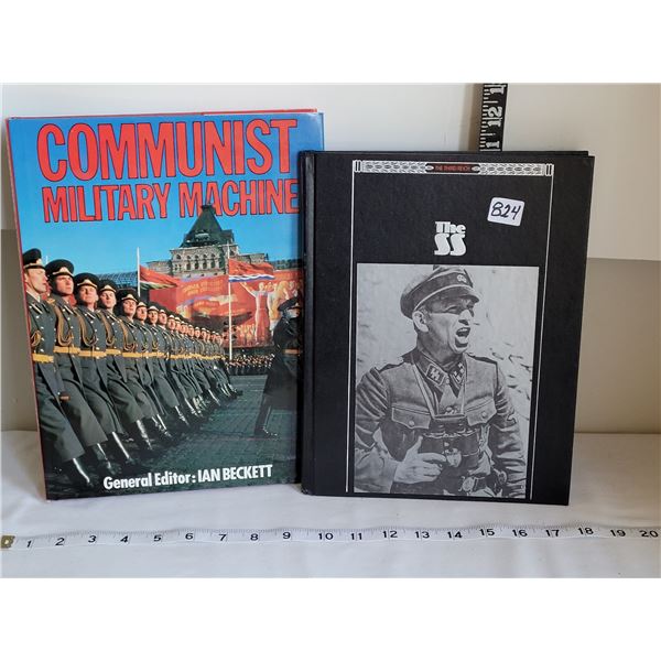 2 military history books. Communist & the SS