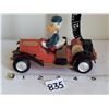 Image 1 : Vintage Marx Toys, Walt Disney, Donald Duck driving a Stutz Bearcat. Hong Kong made.